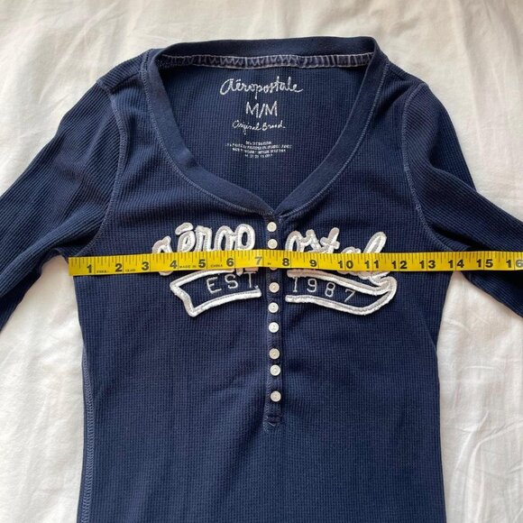 Aeropostale Embroidered Long Sleeve Top - Picture 4 of 7